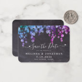 Eukalyptus Foliage Save the Date Mitteilungskarte (Vorderseite/Rückseite Beispiel)