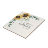 Eukalyptus Foliage Script-Brautparty Fliese (Seite)
