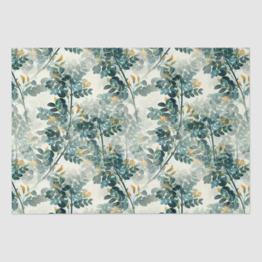 Eukalyptus Foliage Seidenpapier (Vorderseite)