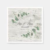 Eukalyptus foliage serviette (Vorderseite)