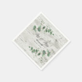Eukalyptus foliage serviette (Ecke)