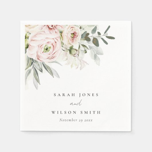 Eukalyptus Foliage Serviette (Vorderseite)