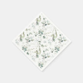 Eukalyptus Foliage Serviette (Ecke)