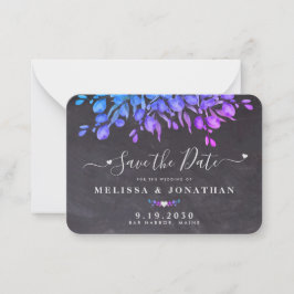 Eukalyptus Foliage Wedding Save the Date Mitteilungskarte