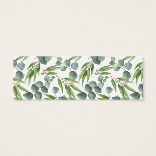 Eukalyptus Foliage Wedding-Tag (Rückseite)