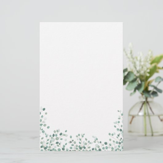 Eukalyptus folien briefpapier (Stehend Vorderseite)