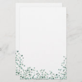 Eukalyptus folien briefpapier (Vorne/Hinten)