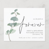 Eukalyptus Forever Wedding Haushalt speichern Datu (Vorderseite)