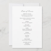 Eukalyptus-Foto Beerdigung des Dienstprogramms Einladung (Rückseite)