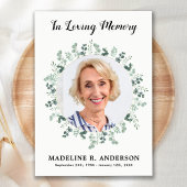 Eukalyptus Foto Beileid Beerdigung Dankeskarte