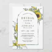 Eukalyptus-Foto-Brautparty Einladung (Vorderseite)