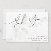 Eukalyptus-Foto Dankeskarte (Vorderseite)