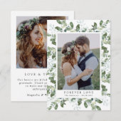 Eukalyptus-Foto Dankeskarte (Vorne/Hinten)