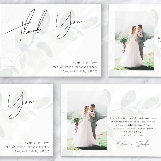 Eukalyptus-Foto Dankeskarte