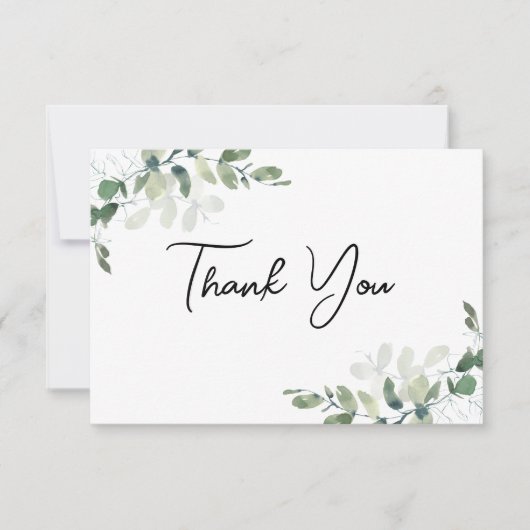 Eukalyptus-Foto Dankeskarte (Vorderseite)