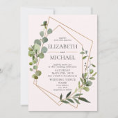 Eukalyptus-Foto Einladung (Vorderseite)