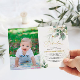 Eukalyptus-Foto für Grüne und Gold Einladung