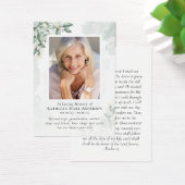 Eukalyptus-Foto-Gedenkkarte (Schreibtisch)