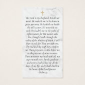 Eukalyptus-Foto-Gedenkkarte (Rückseite)