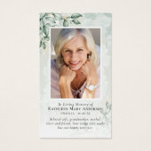 Eukalyptus-Foto-Gedenkkarte (Vorderseite)