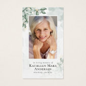 Eukalyptus-Foto-Gedenkkarte (Vorderseite)