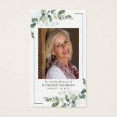 Eukalyptus-Foto-Gedenkkarte (Vorderseite)