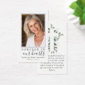 Eukalyptus-Foto-Gedenkkarte (Schreibtisch)