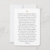 Eukalyptus-Foto-Gedenkkarte für Wasserfarben Mitteilungskarte (Rückseite)