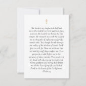 Eukalyptus-Foto-Gedenkkarte Mitteilungskarte (Rückseite)