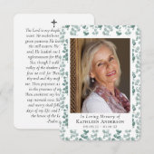 Eukalyptus-Foto-Gedenkkarte Mitteilungskarte (Vorne/Hinten)