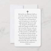 Eukalyptus-Foto-Gedenkkarte Mitteilungskarte (Rückseite)