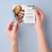 Eukalyptus Foto Hochzeit Flyer (Gruppe)