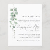 Eukalyptus-Foto Hochzeit glücklich je (Vorderseite)