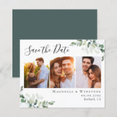 Eukalyptus-Foto Hochzeit speichern (Vorne/Hinten)