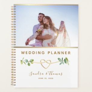 Eukalyptus-Foto-Hochzeitsplaner mit benutzerdefini Planer