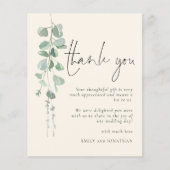 Eukalyptus-Foto Ivory Vielen Dank (Vorderseite)