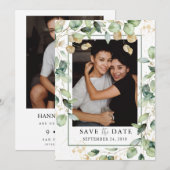 Eukalyptus Foto LGBTQ Save The Date (Vorne/Hinten)