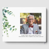 Eukalyptus Foto Memorial Gästebuch (Rückseite)