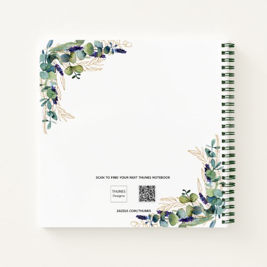 Eukalyptus-Foto Notizblock (Rückseite)