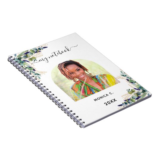 Eukalyptus-Foto Notizblock (Rechte Seite)