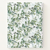 Eukalyptus-Foto Oma Rezept-Buch Notizblock (Rückseite)