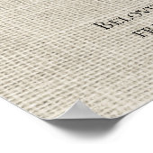 Eukalyptus-Foto-Tribute-Gedenkstätte für 2-Fuß-Ged Poster (Ecke)