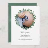 Eukalyptus-Foto Watercolor Ankündigung (Vorne/Hinten)