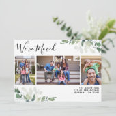 Eukalyptus-Foto Wir haben den Adresswechsel vorgen Ankündigung (Stehend Vorderseite)