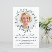 Eukalyptus-Foto zum Feiern des Lebens (Stehend Vorderseite)