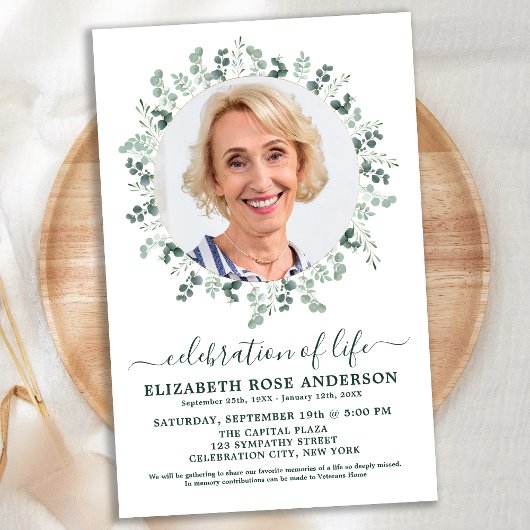 Eukalyptus-Foto zum Feiern des Lebens