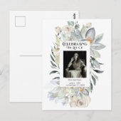 Eukalyptus Frame Foto-Gedenkkarte Postkarte (Vorne/Hinten)