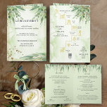 Eukalyptus Frame Green Gold Foliage Einladung<br><div class="desc">Deine Romantik ist immergrün. Dieses pulsierende Ganze in einer Hochzeitseinladung besticht durch einen Imitat-Metallrahmen mit gemalten Eukalyptus-Blätter in den Ecken über einem Aquarellhintergrund. Innerhalb des Rahmens werden Ihre Namen und Hochzeitsdetails in eleganten Schriftart angezeigt. Im Inneren der Karte befinden sich alle Details in einem eleganten Serif-Schriftart unter Eukalyptus-Blätter und einem...</div>