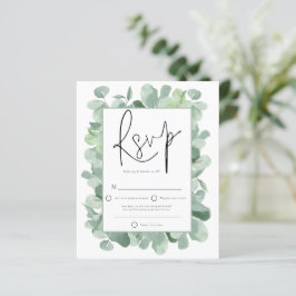 Eukalyptus Frame Wedding RSVP