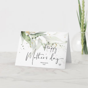 Eukalyptus- Frohes Muttertagsgeschenk von der Toch Karte